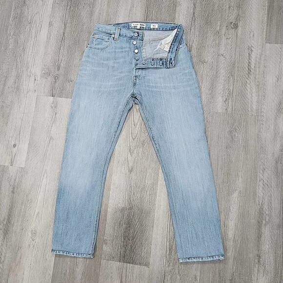 NWT RE/DONE Levi's High Rise Ankle Crop Jeans - Picture 3 of 9